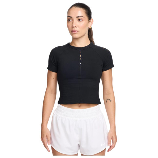 Nike Γυναικεία κοντομάνικη μπλούζα One Fitted Dri-FIT Cropped Top